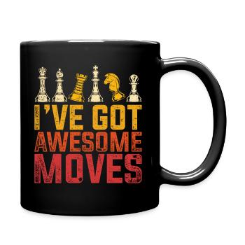Échecs cadeau joueur d'échecs - Mug uni - noir - Droite