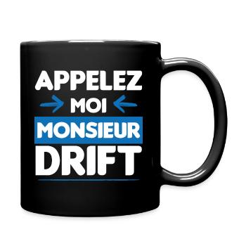 cadeau marrant monsieur drift voiture - Mug uni - noir - Droite