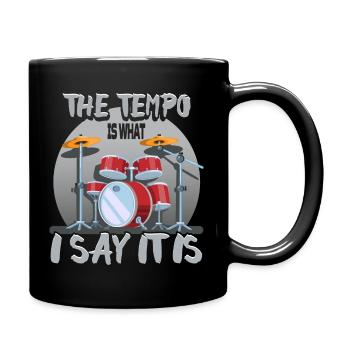 Drums Statement Drummer Drums Saying Gift - Full Colour Mug - black - Right