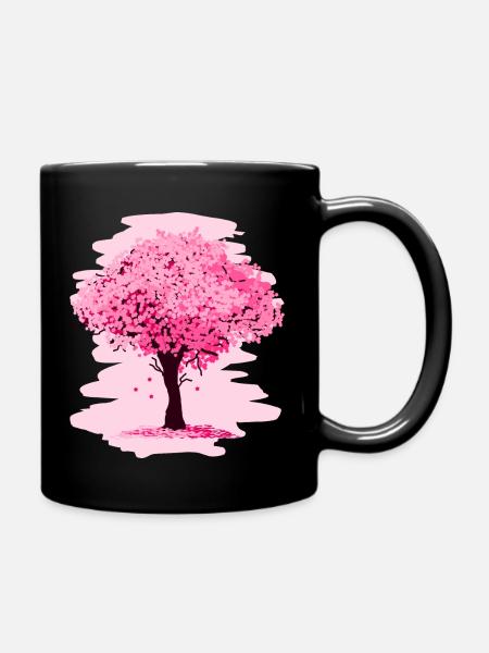 Arbre Sakura - Mug uni - noir