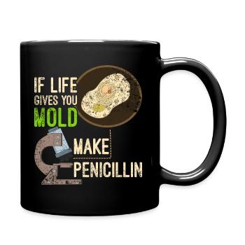 Biologie antibiotique de la pénicilline - Mug uni - noir - Droite