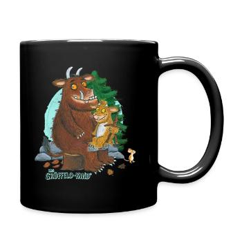 Der Grüffelo Mit Kind Im Wald - Tasse einfarbig - Schwarz - Rechts