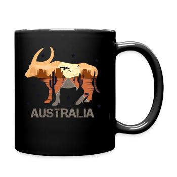 Australia - Full Colour Mug - black - Right