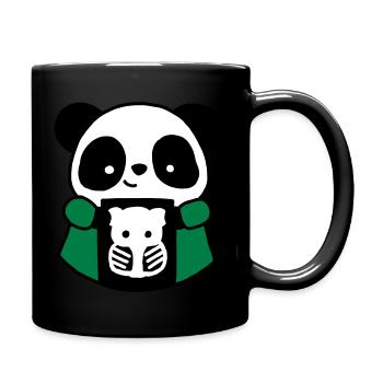 Panda TSRM Radiologie-Techniker - Tasse einfarbig - Schwarz - Rechts
