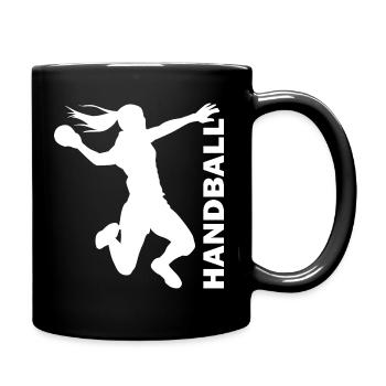 Handball handball handball gardien de but sportif - Mug uni - noir - Droite