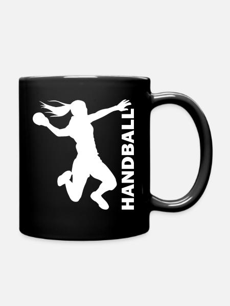 Handball Handballerin Handballer Torwart Sportler - Tasse einfarbig - Schwarz