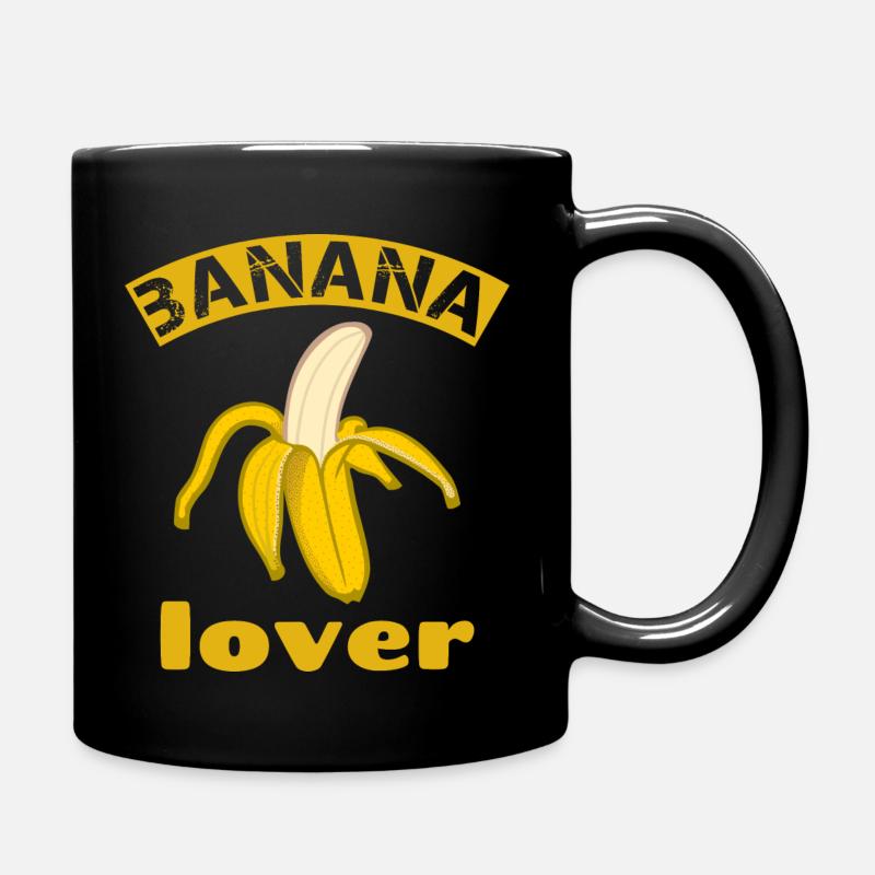 Banana lovers - Full Colour Mug - black