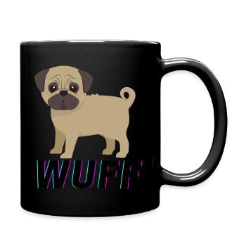 Chien aboiement animaux animaux chiens - Mug uni - noir - Droite