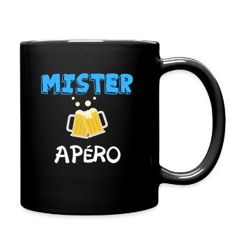 Mister apéro cadeau humour drôle - Mug uni - noir - Droite