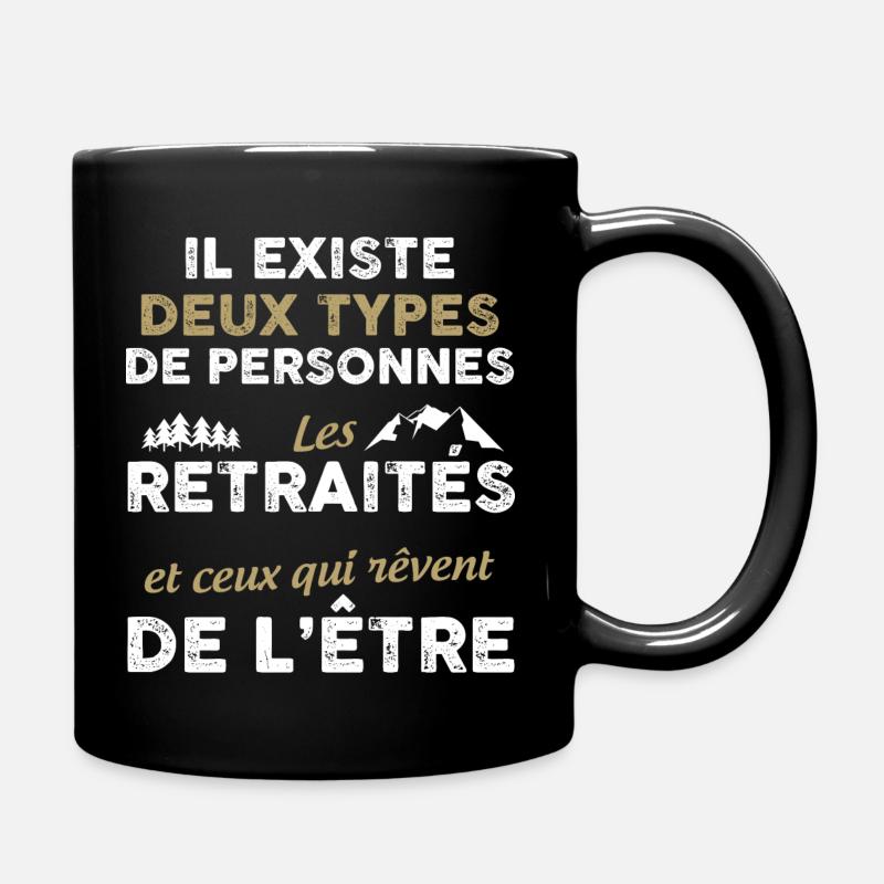 Homme retraite humour idée cadeau retraité - Mug uni - noir