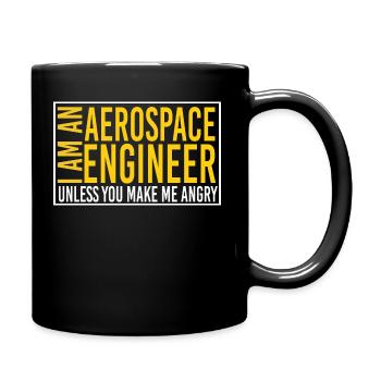 Aerospace engineer-unique Aerospace engineer - Full Colour Mug - black - Right