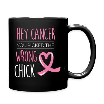 Mois du cancer du sein - Mug uni - noir - Droite