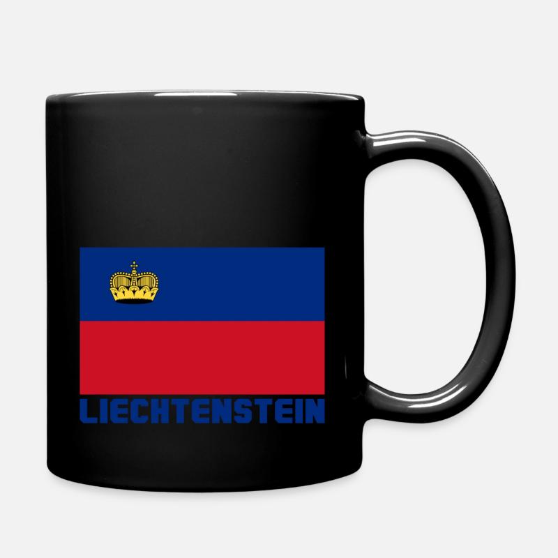 Liechtenstein - Tasse einfarbig - Schwarz