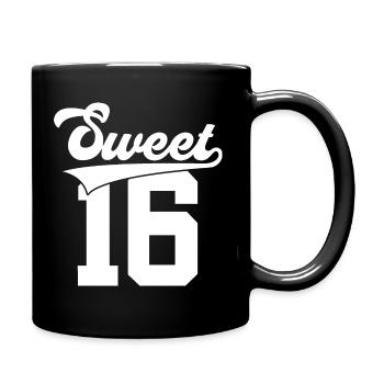 16ÈME ANNIVERSAIRE SWEET 16 SWEET SIXTEEN - Mug uni - noir - Droite