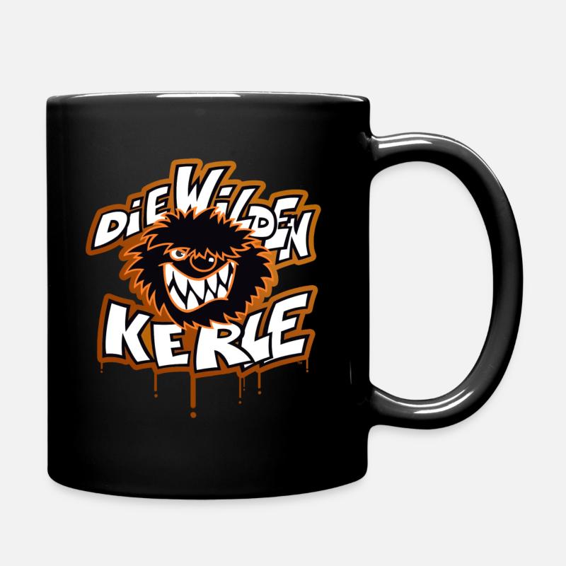 Die Wilden Kerle Logo Tropfen - Tasse einfarbig - Schwarz