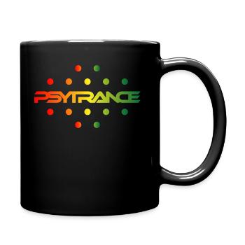 Psytrance Erhebende Trance Goa Trance - Tasse einfarbig - Schwarz - Rechts