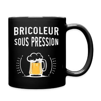 Bricoleur sous pression cadeau homme bricolage . - Mug uni - noir - Droite