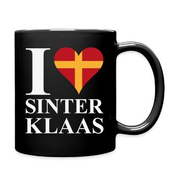 J’adore Saint-Nicolas - Mug uni - noir - Droite