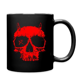 Diable Rouge - Mug uni - noir - Droite