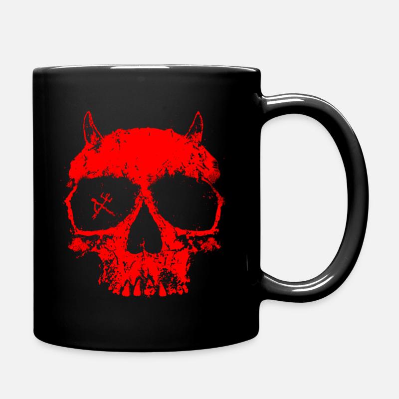 Roter Teufel - Tasse einfarbig - Schwarz