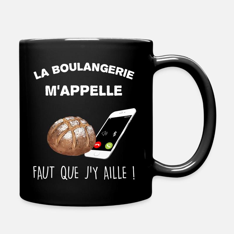 Boulanger humour pain - Mug uni - noir