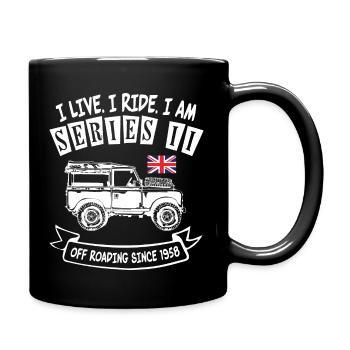 Landy Series 2 Life - Tasse einfarbig - Schwarz - Rechts