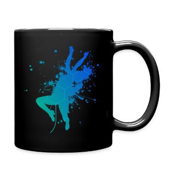 Men's Climbing Bouldering Climbing Bouldering - Full Colour Mug - black - Right