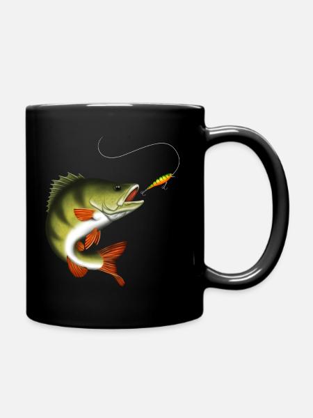 Barsch - Tasse einfarbig - Schwarz