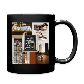We can be heroes | Inspiring collage | Sayings - Full Colour Mug - black - Right