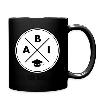 Abi Doktorhut Abitur Abiturient 2022 - Tasse einfarbig - Schwarz - Rechts