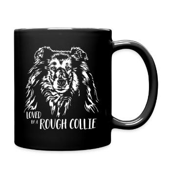 ROUGH COLLIE Dog Saying Dogs Saying Dogs - Full Colour Mug - black - Right