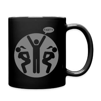 Party - Junggesellenabschied 2022 - Tasse einfarbig - Schwarz - Rechts