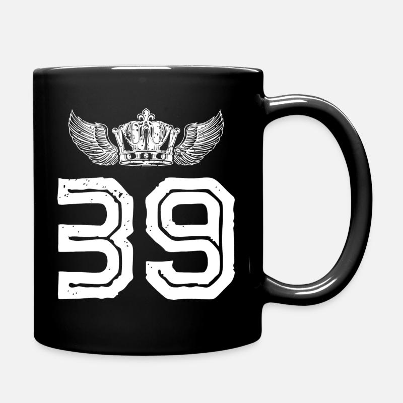 39 Couronne numérique - Mug uni - noir
