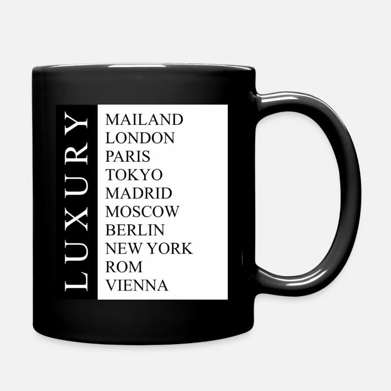 LUXURY CITY - Tasse einfarbig - Schwarz