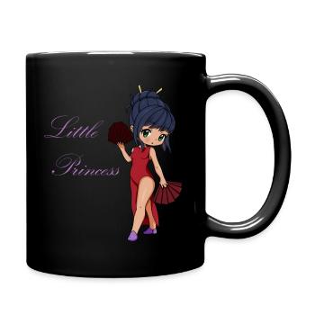 Little Princess 1 - Tasse einfarbig - Schwarz - Rechts