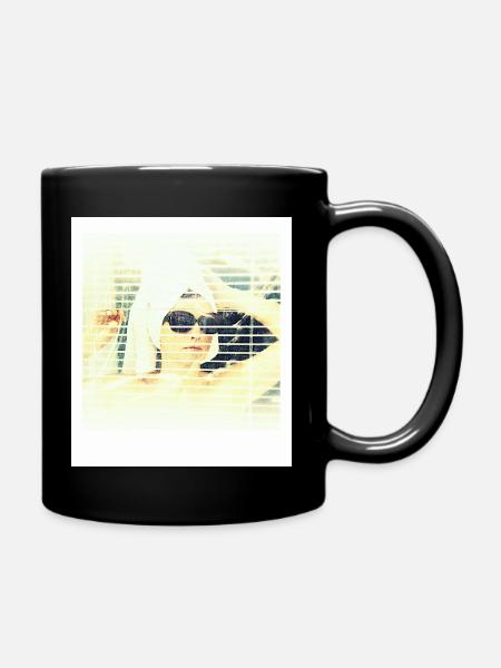 Retro - Full Colour Mug - black