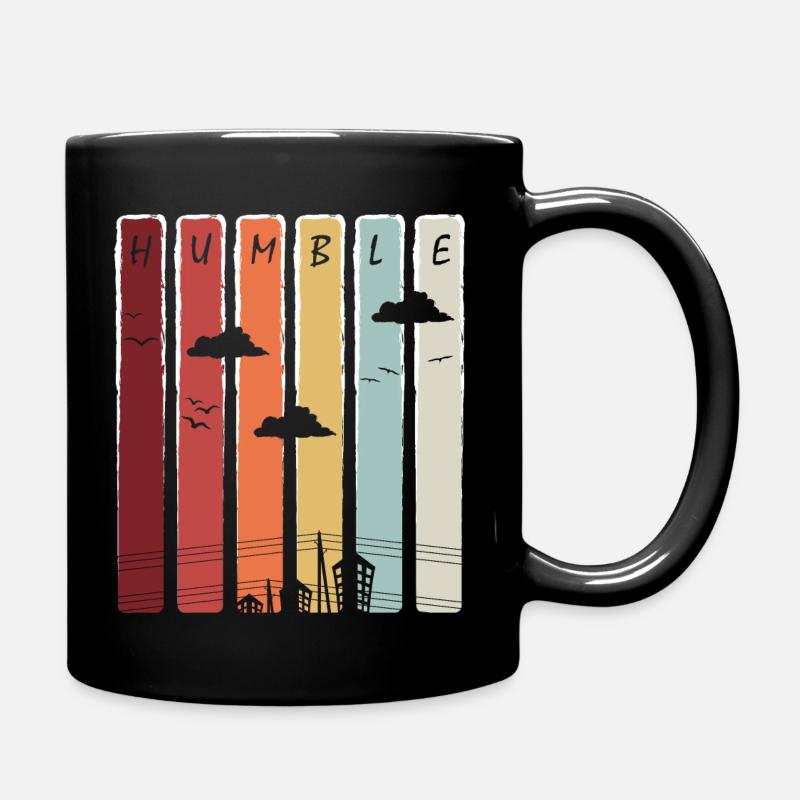 Restez humble - Mug uni - noir