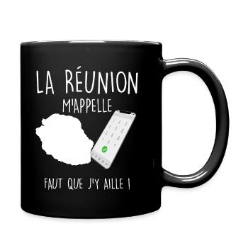 La Réunion La Plus belle île Du Monde - Mug uni - noir - Droite