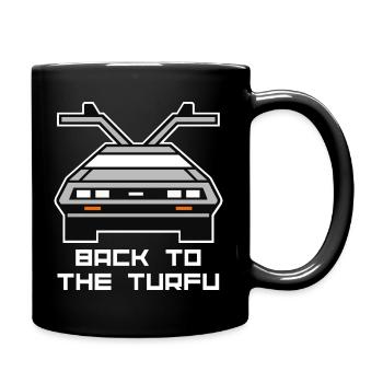 Back to the turfu - Full Colour Mug - black - Right