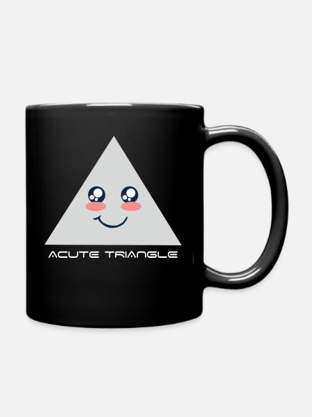 Acute Triangle - Tasse einfarbig - Schwarz