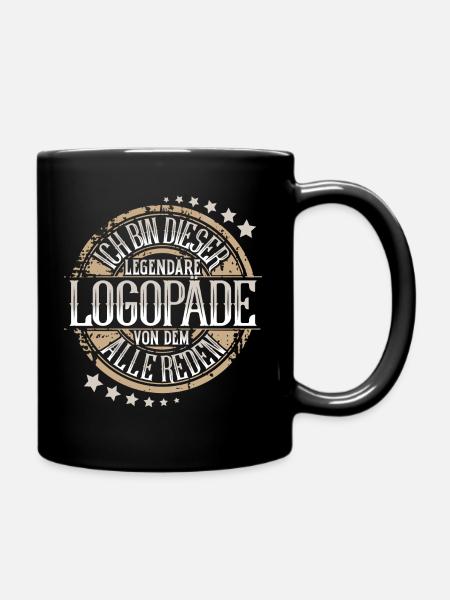 Logopäde - Tasse einfarbig - Schwarz