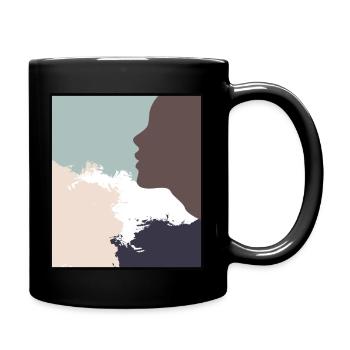 Ein Hauch von Entspannung und Sinnlichkeit - Tasse einfarbig - Schwarz - Rechts