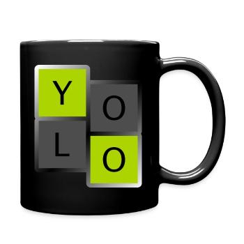 YOLO - Full Colour Mug - black - Right