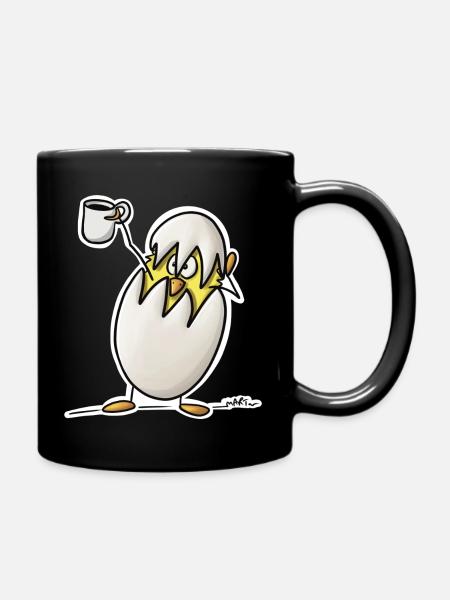 Guten Morgen lustig - Mug uni - noir