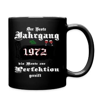 1972 Bester Jahrgang Heute zur Perfektion gereift - Tasse einfarbig - Schwarz - Rechts