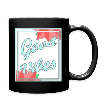 Good vibes - Full Colour Mug - black - Right