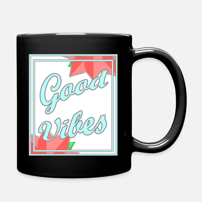 Good vibes - Full Colour Mug - black