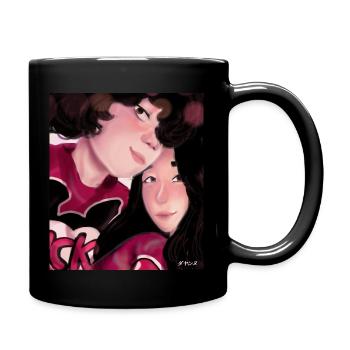 Loves forever - Full Colour Mug - black - Right