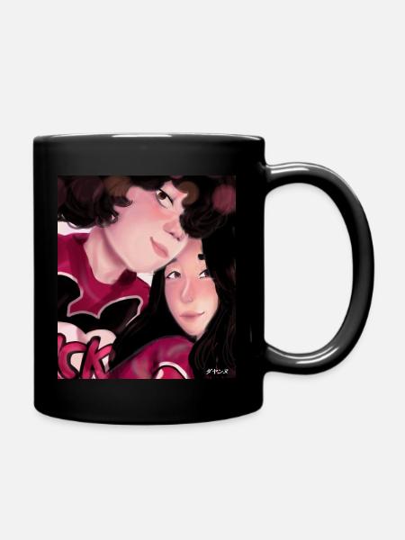 Loves forever - Full Colour Mug - black