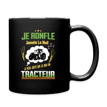 Humour Agriculteur, Tracteur Agriculture - Mug uni - noir - Droite